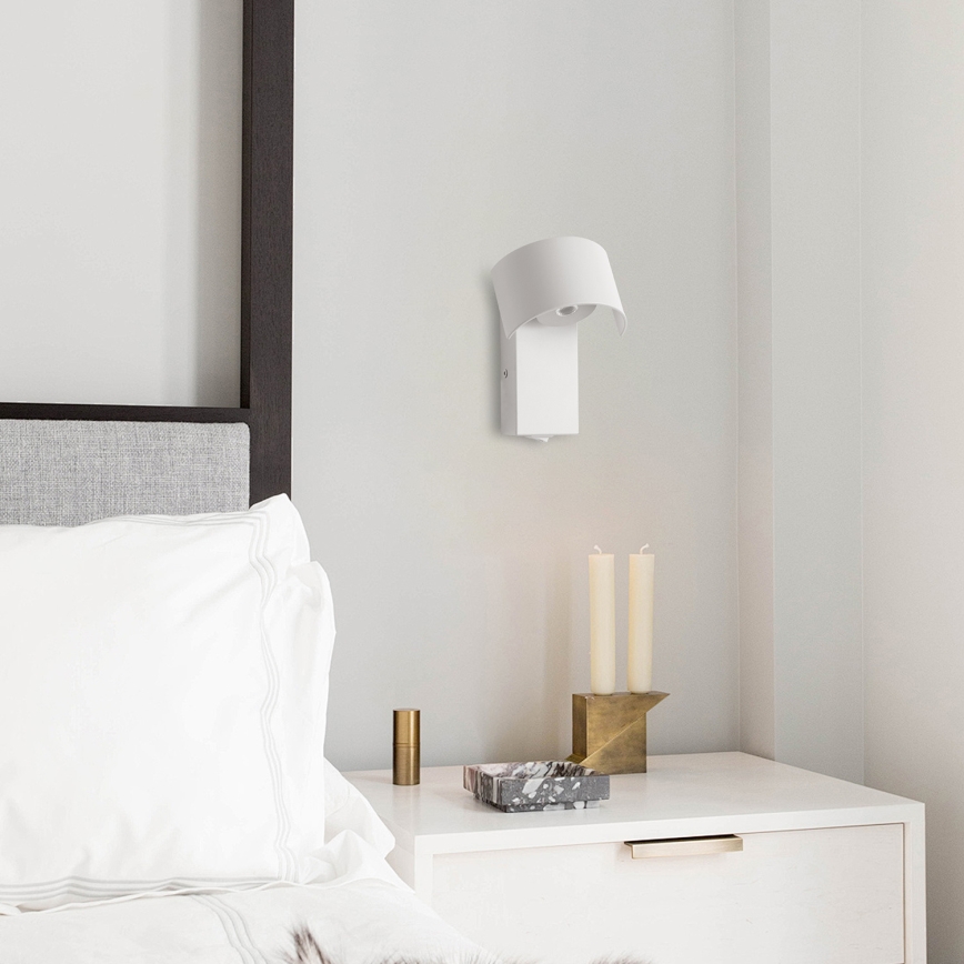 Brilagi - LED sieninis šviestuvas VASTO LED/3W/230V balta