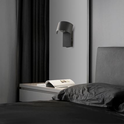 Brilagi - LED sieninis šviestuvas VASTO LED/3W/230V juoda