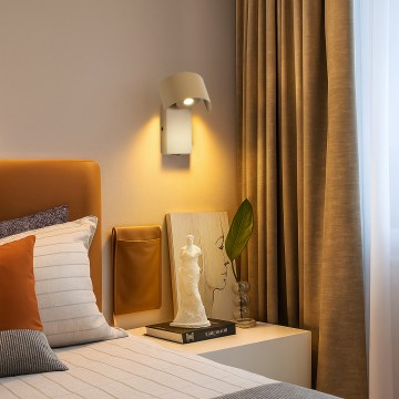 Brilagi - LED sieninis šviestuvas VASTO LED/3W/230V smėlio spalvos