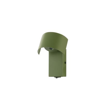 Brilagi - LED sieninis šviestuvas VASTO LED/3W/230V žalia