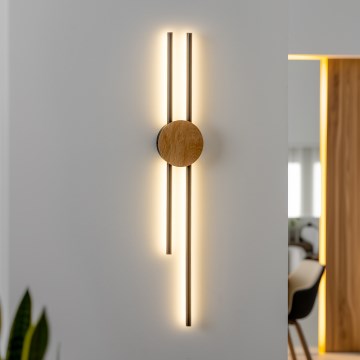 Brilagi - LED sieninis šviestuvas WOODY COLLINE LED/15W/230V 80 cm ąžuolas