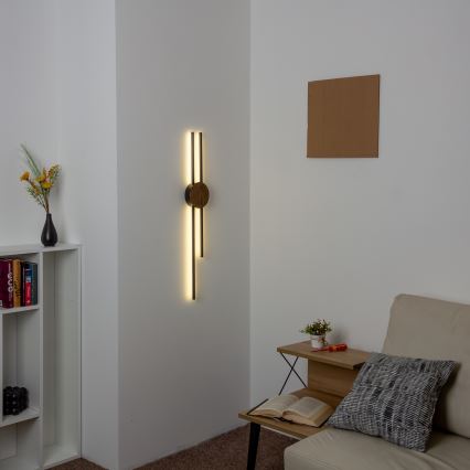 Brilagi - LED Sieninis šviestuvas WOODY COLLINE LED/15W/230V 80 cm ąžuolas riešutas