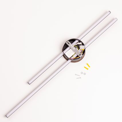 Brilagi - LED Sieninis šviestuvas WOODY COLLINE LED/15W/230V 80 cm ąžuolas riešutas