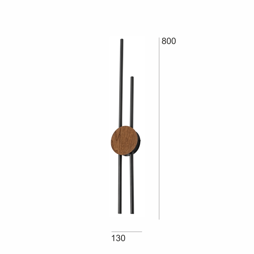 Brilagi - LED sieninis šviestuvas WOODY COLLINE LED/15W/230V 80 cm ąžuolas vyšnia