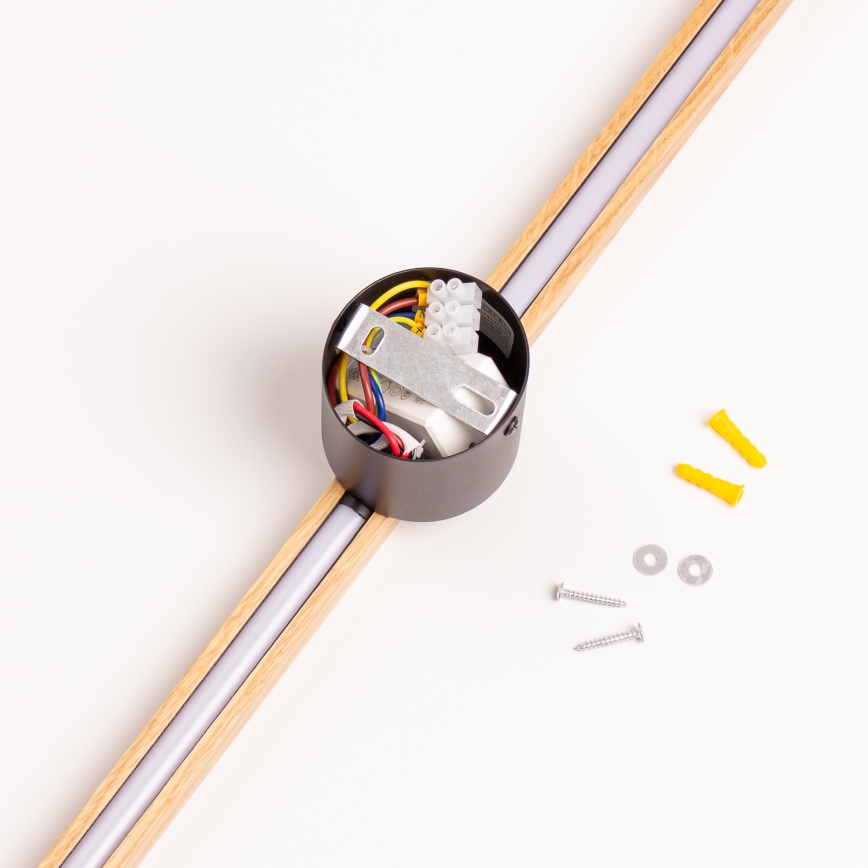 Brilagi - LED sieninis šviestuvas WOODY LINE LED/12W/230V 120 cm ąžuolas