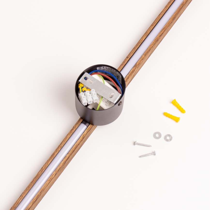 Brilagi - LED sieninis šviestuvas WOODY LINE LED/12W/230V 120 cm ąžuolas