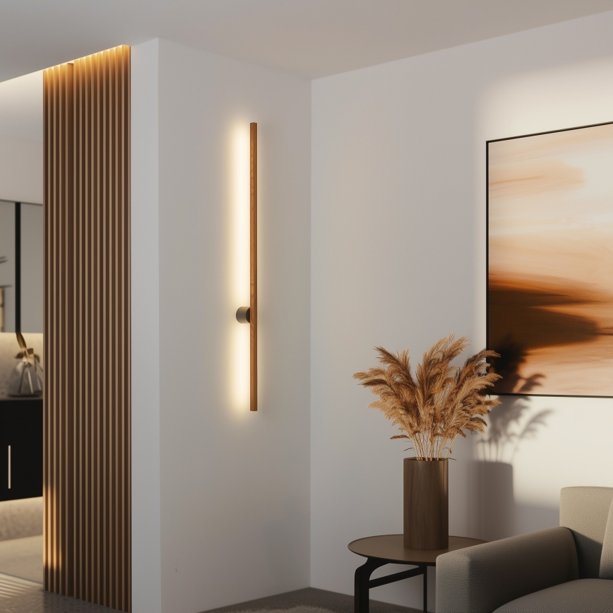 Brilagi - LED sieninis šviestuvas WOODY LINE LED/12W/230V 120 cm ąžuolas vyšnia