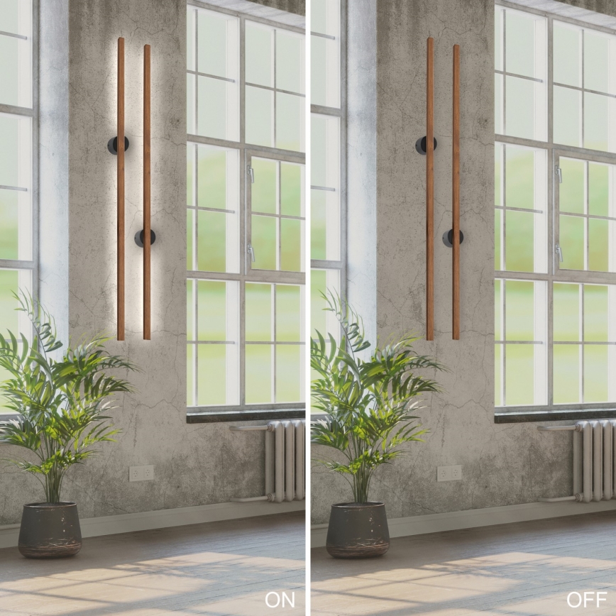 Brilagi - LED sieninis šviestuvas WOODY LINE LED/12W/230V 120 cm ąžuolas vyšnia