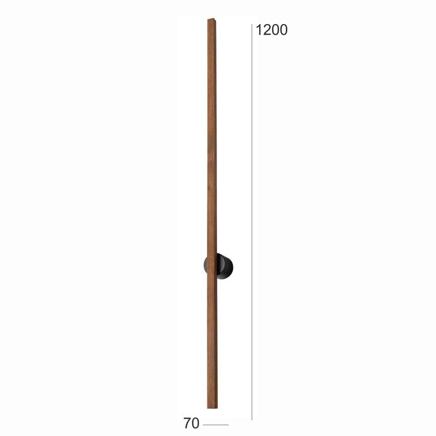 Brilagi - LED sieninis šviestuvas WOODY LINE LED/12W/230V 120 cm ąžuolas vyšnia