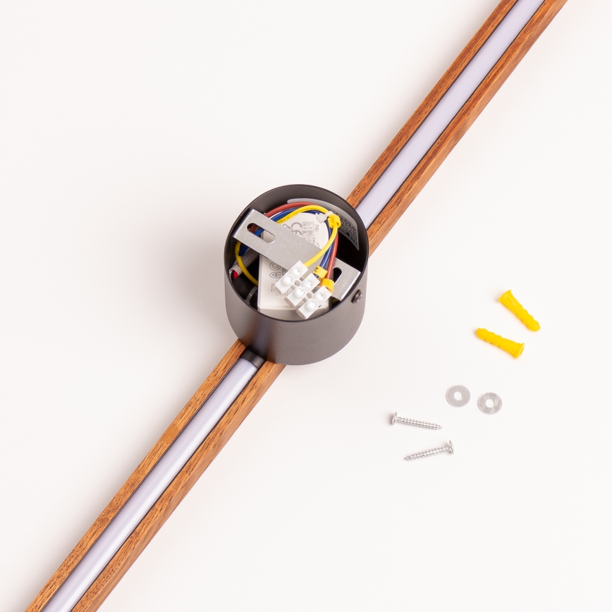 Brilagi - LED sieninis šviestuvas WOODY LINE LED/7W/230V 4000K 60 cm ąžuolas vyšnia