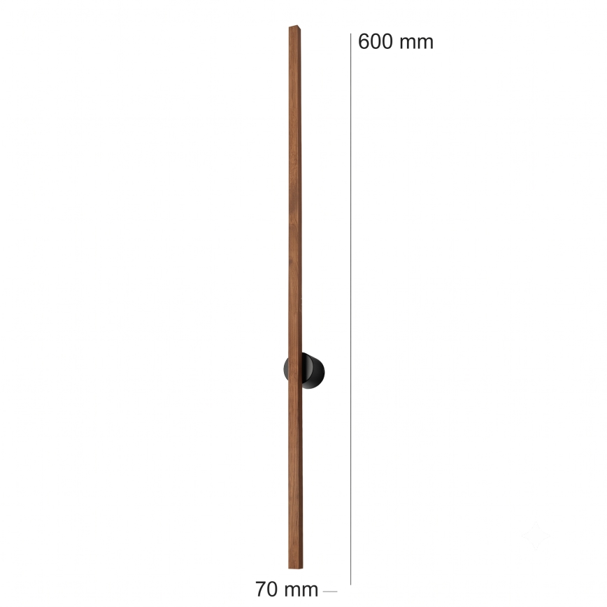 Brilagi - LED sieninis šviestuvas WOODY LINE LED/7W/230V 4000K 60 cm ąžuolas vyšnia