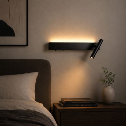 BRILAGI - LED sieninis taškinis šviestuvas ARLIX LED/3W/230V + LED/7W juodas CRI 90