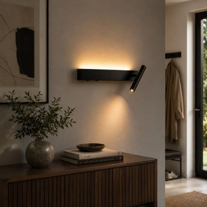 BRILAGI - LED sieninis taškinis šviestuvas ARLIX LED/3W/230V + LED/7W juodas CRI 90