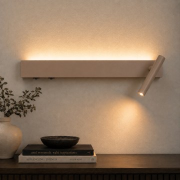 BRILAGI - LED sieninis taškinis šviestuvas ARLIX LED/3W/230V + LED/7W smėlinė CRI 90