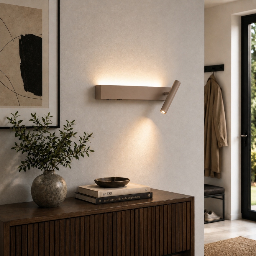 BRILAGI - LED sieninis taškinis šviestuvas ARLIX LED/3W/230V + LED/7W smėlinė CRI 90