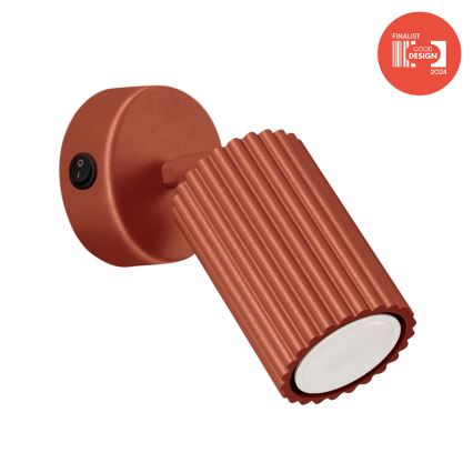 Brilagi - LED sieninis taškinis šviestuvas CRESTO 1xGU10/10W/230V raudonas