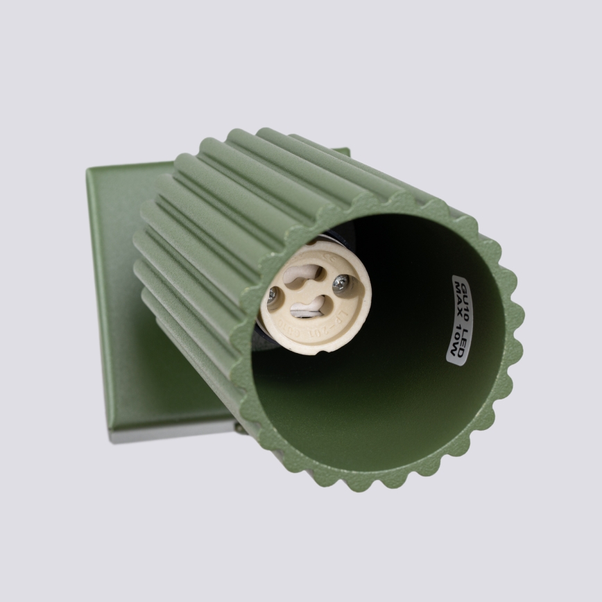 Brilagi - LED sieninis taškinis šviestuvas CRESTO 1xGU10/10W/230V žalias