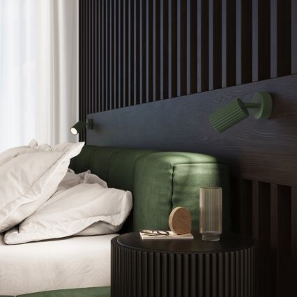 Brilagi - LED sieninis taškinis šviestuvas CRESTO 1xGU10/10W/230V žalias