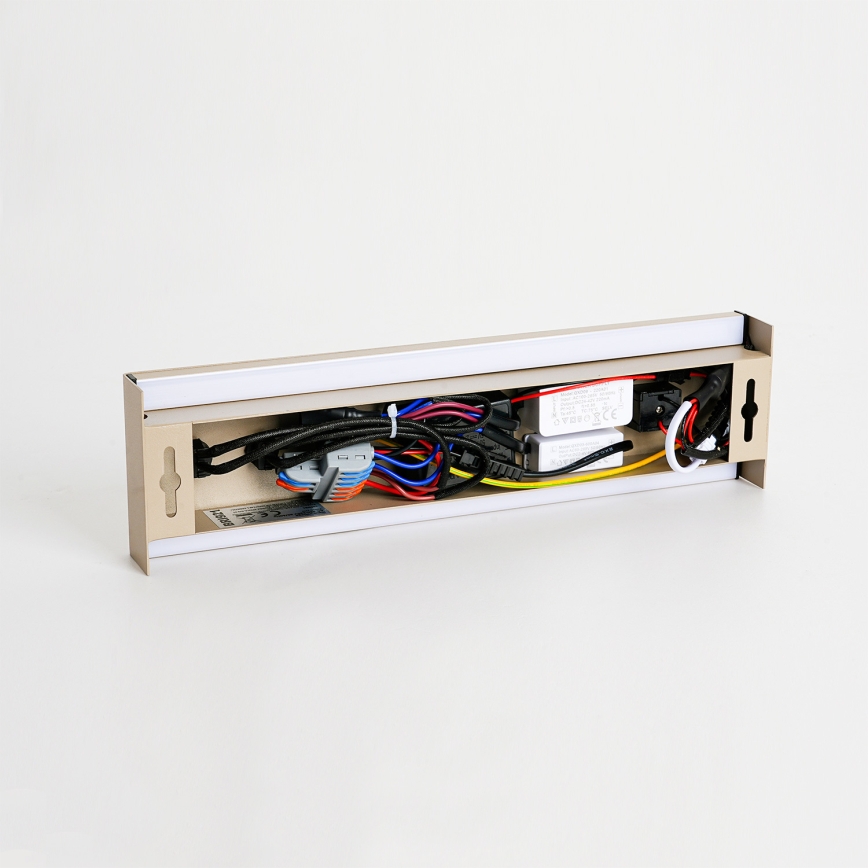 Brilagi - LED sieninis taškinis šviestuvas su USB prievadu NOCTIS LED/3W/230V + LED/9W smėlio spalvos