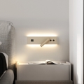 Brilagi - LED sieninis taškinis šviestuvas su USB prievadu NOCTIS LED/3W/230V + LED/9W smėlio spalvos