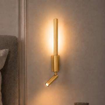 BRILAGI - LED sieninis taškinis šviestuvas VIXON LED/3W/230V + LED/5W, auksinis, CRI 90