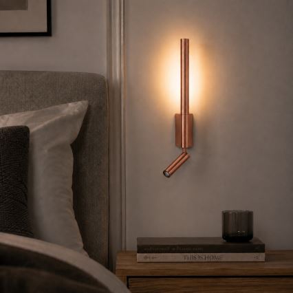BRILAGI - VIXON LED sieninis taškinis šviestuvas LED/3W/230V + LED/5W bronzinis CRI 90