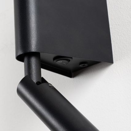 BRILAGI - LED sieninis taškinis šviestuvas VIXON LED/3W/230V + LED/5W juodas CRI 90