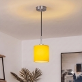 Brilagi - LED sietynas ant laido NUBILA 1xE27/60W/230V Ø14 cm juoda/geltona