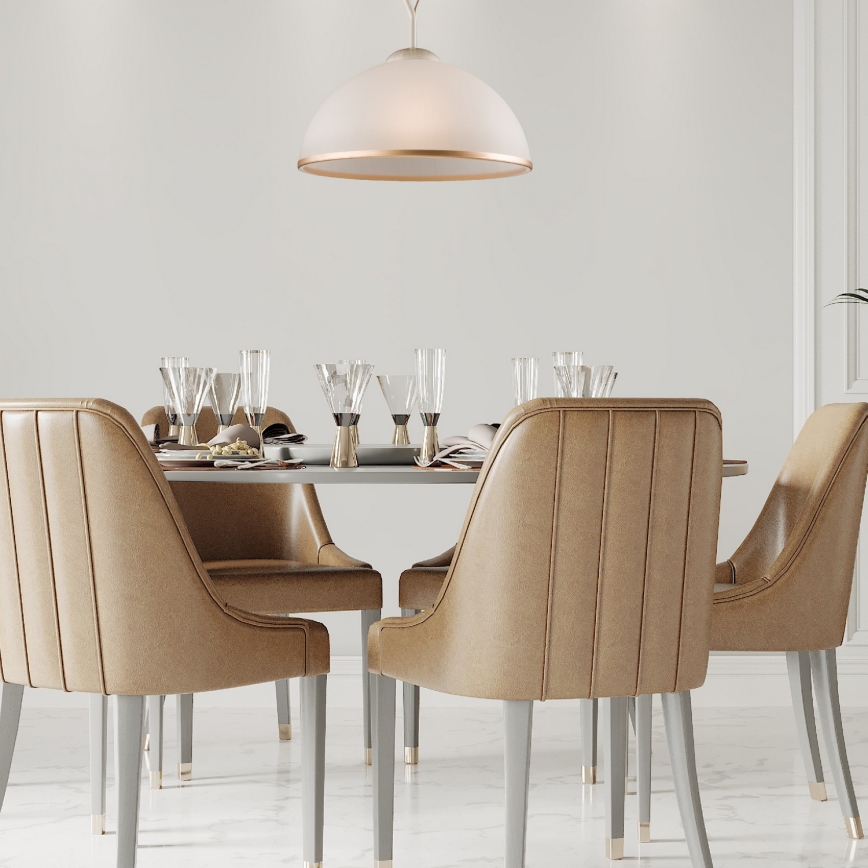 Brilagi - LED sietynas ANTICO 1xE27/60W/230V balta patina
