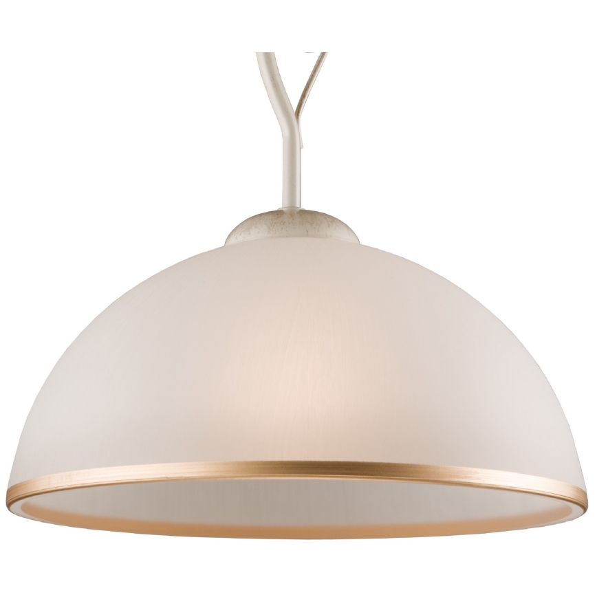 Brilagi - LED sietynas ANTICO 1xE27/60W/230V balta patina