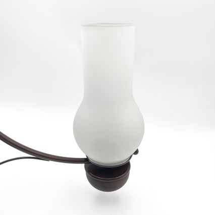 Brilagi - LED Sietynas, kabinamas ant grandinės COTTAGE 3xE14/40W/230V ąžuolas/balta