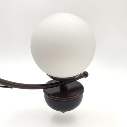 Brilagi - LED Sietynas, kabinamas ant grandinės COTTAGE 3xG9/40W/230V ąžuolas/balta