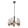 Brilagi - LED Sietynas, kabinamas ant grandinės COTTAGE 5xE14/40W/230V bukas/ruda