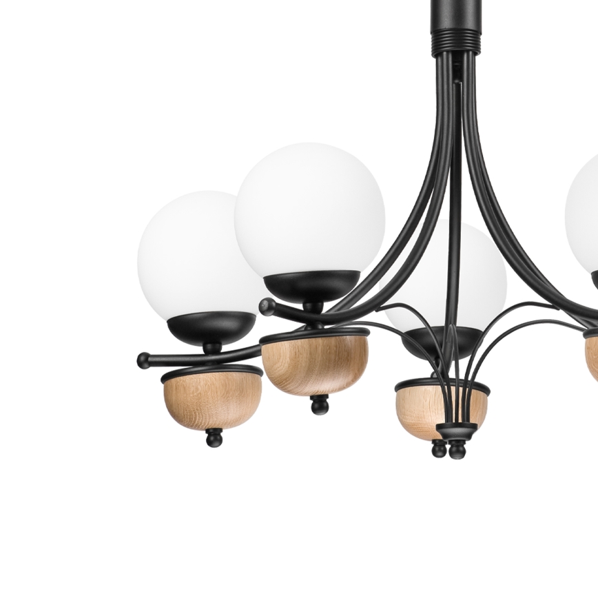 Brilagi - LED Sietynas, kabinamas ant grandinės COTTAGE 5xG9/40W/230V bukas/balta