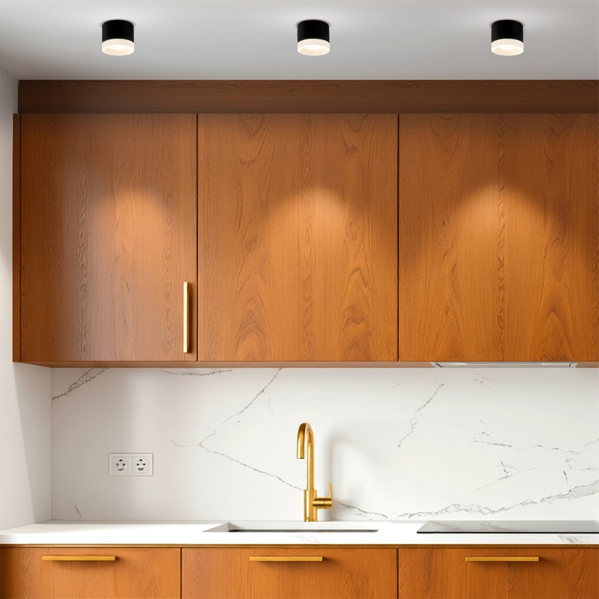 Brilagi - LED SMOOTH taškinis šviestuvas 1xGX53/15W/230V juodas