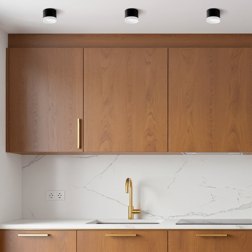 Brilagi - LED SMOOTH taškinis šviestuvas 1xGX53/15W/230V juodas