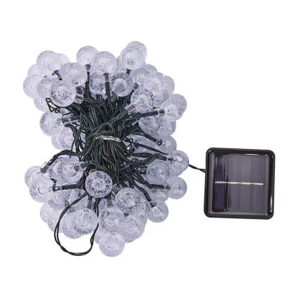 Brilagi - LED Solar Dekoratyvinė girlianda BUBBLE 200xLED/8 funkcijos 20m IP65 šilta balta