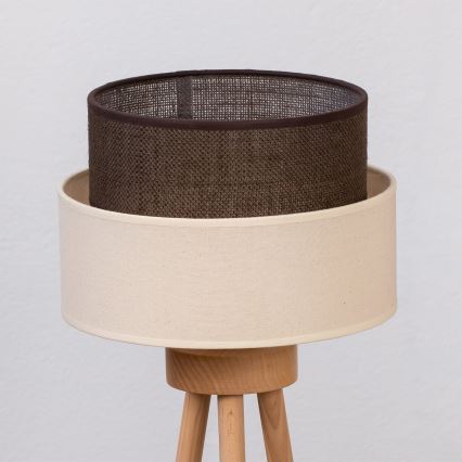 Brilagi - LED stalinė lempa BOHO STYLE 1xE27/15W/230V kreminė/ruda