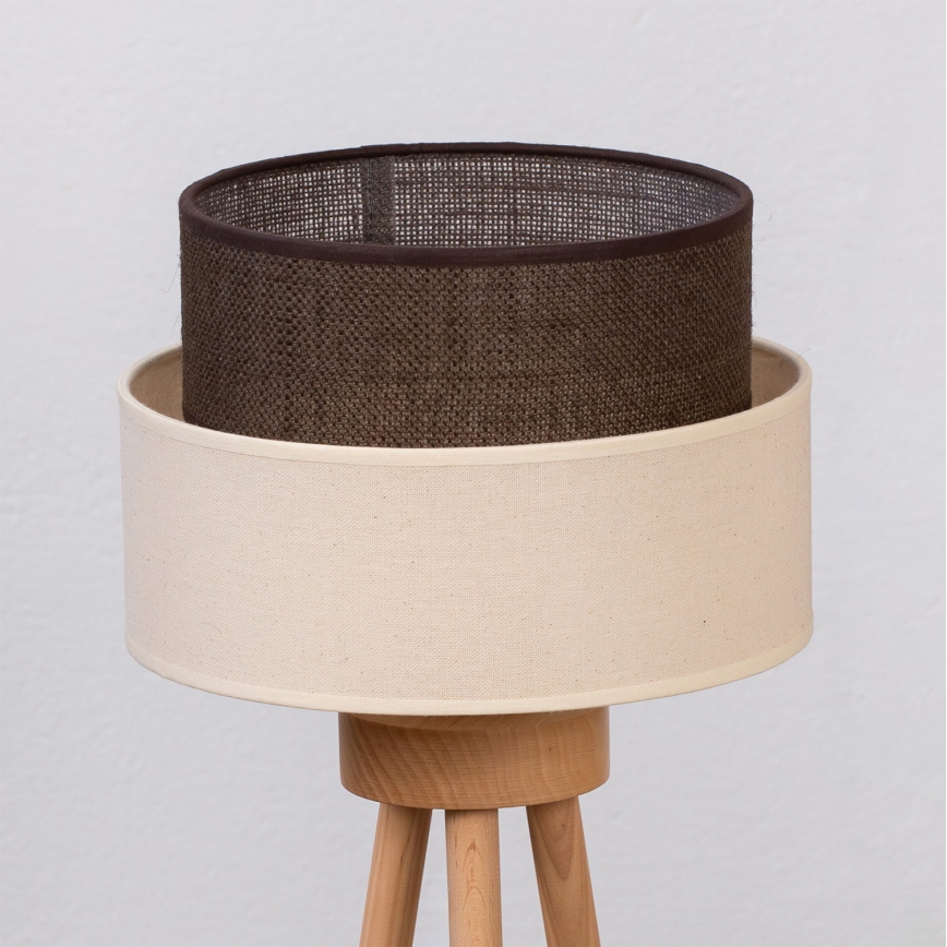 Brilagi - LED stalinė lempa BOHO STYLE 1xE27/15W/230V kreminė/ruda