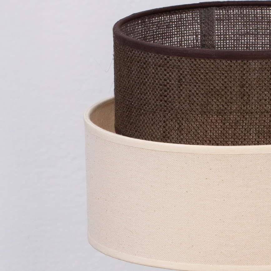 Brilagi - LED stalinė lempa BOHO STYLE 1xE27/15W/230V kreminė/ruda