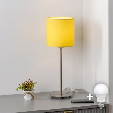 Brilagi - LED stalinė lempa NUBILA 1xE27/60W/230V geltona