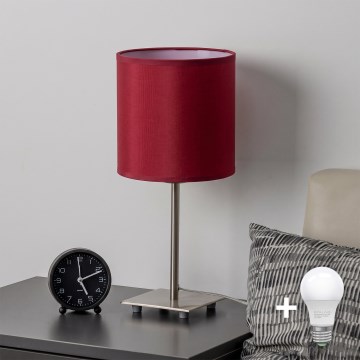 Brilagi - LED stalinė lempa NUBILA 1xE27/60W/230V pompejietiška raudona