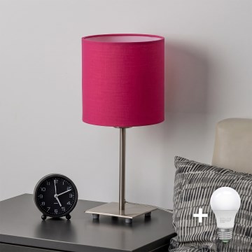 Brilagi - LED stalinė lempa NUBILA 1xE27/60W/230V rožinė