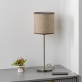 Brilagi - LED stalinė lempa NUBILA 1xE27/60W/230V ruda