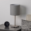 Brilagi - LED stalinė lempa NUBILA 1xE27/60W/230V šviesiai pilka