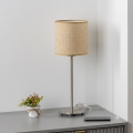 Brilagi - LED stalinė lempa NUBILA 1xE27/60W/230V šviesiai ruda