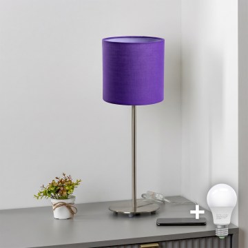 Brilagi - LED stalinė lempa NUBILA 1xE27/60W/230V violetinė