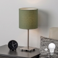 Brilagi - LED stalinė lempa NUBILA 1xE27/60W/230V žalia
