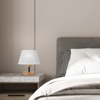 Brilagi - LED Stalinis šviestuvas ANTHONY 1xE14/40W/230V ąžuolas/balta