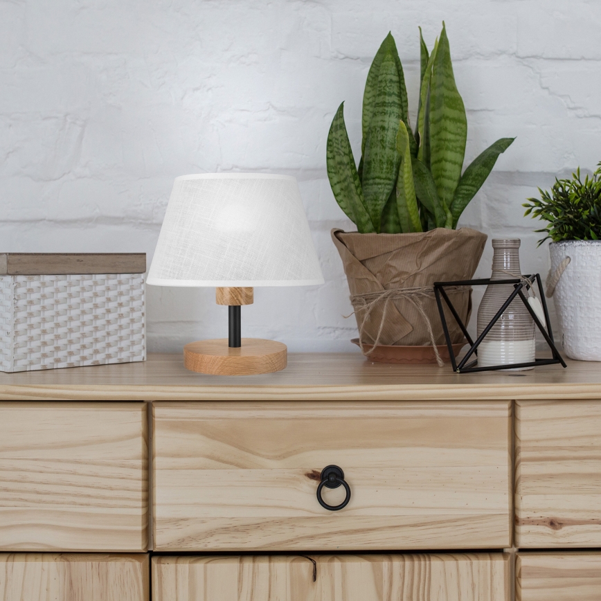 Brilagi - LED Stalinis šviestuvas ANTHONY 1xE14/40W/230V ąžuolas/balta